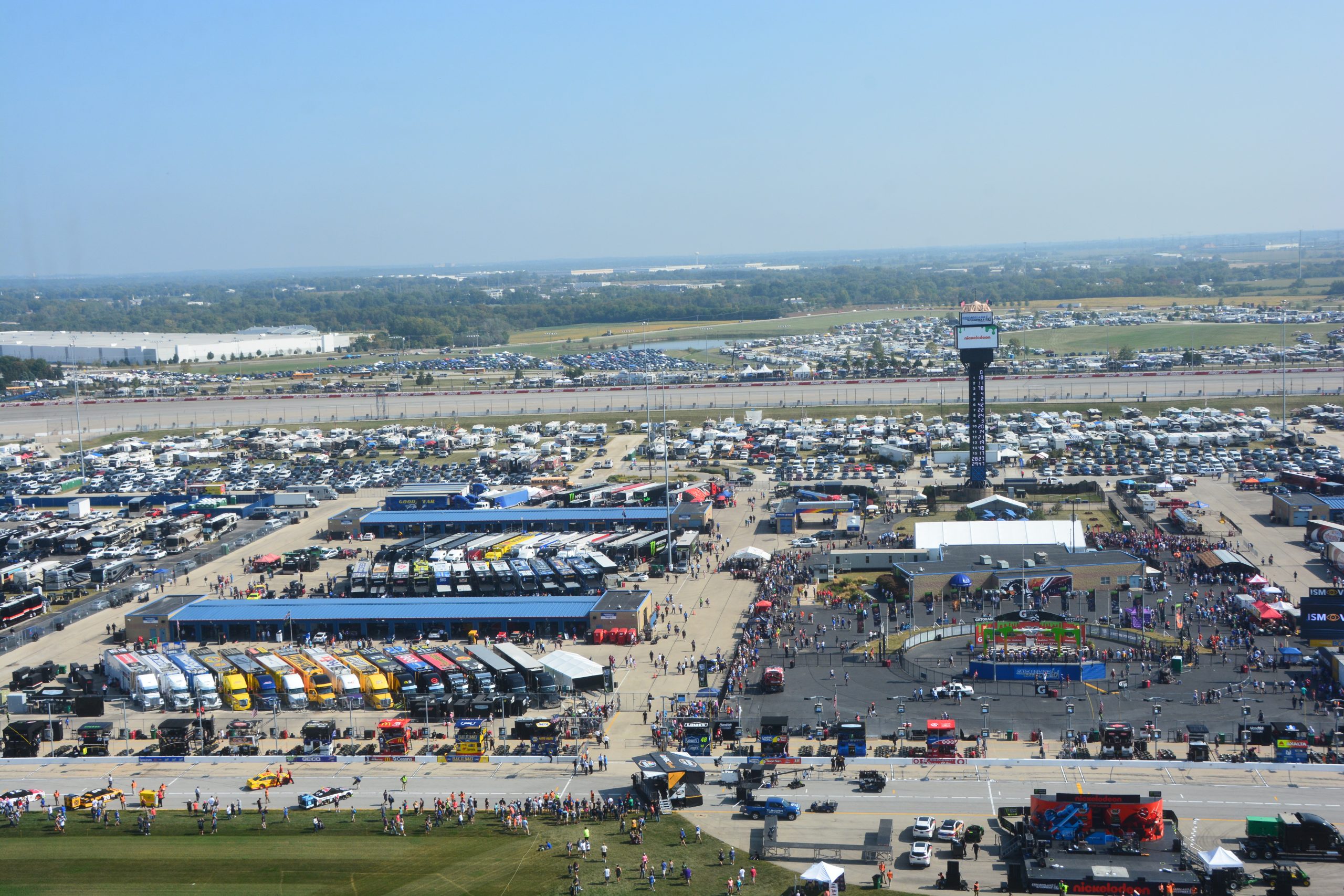 Fans at Chicagoland Speedway event